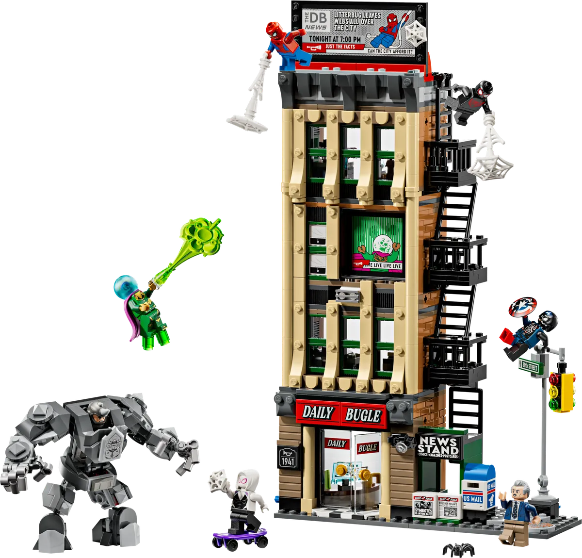 LEGO Spider-Man vs. Mysterio: The Daily Bugle (76342)