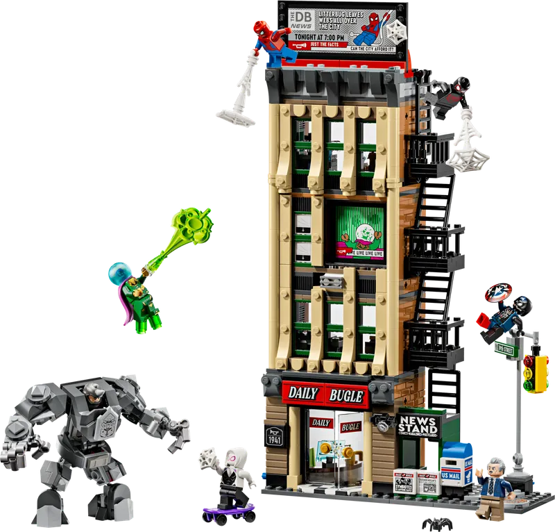 LEGO 76342 Spider-Man vs. Mysterio: The Daily Bugle, 781 stenen