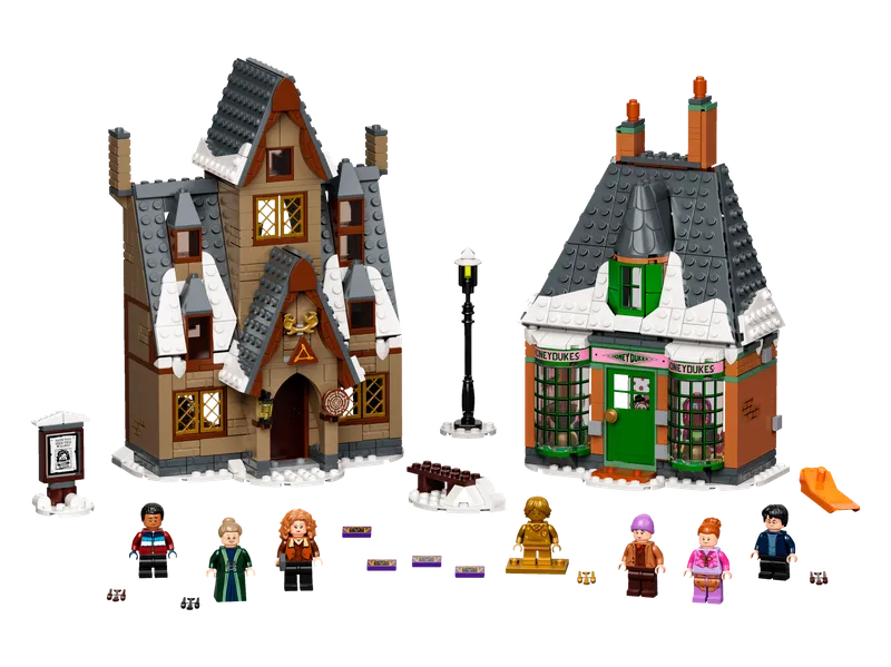 Bezoek aan het dorp Hogsmeade: Een Magisch LEGO Bouwproject