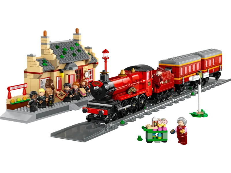 LEGO 76423 Hogwarts Express Train Set with Hogsmeade Station, 1.074 stenen