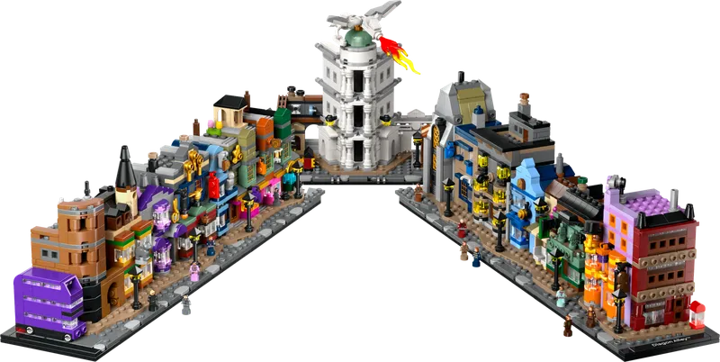 LEGO 76444 Diagon Alley Wizarding Shops, 2.750 stenen