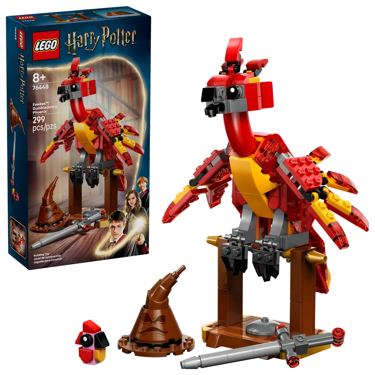 LEGO Fawkes™: Dumbledore's Phoenix (76448) - afbeelding 4