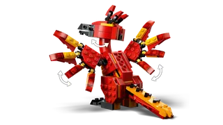 Felix: de feniks van Perkamentus van LEGO – productfoto 5 van 10