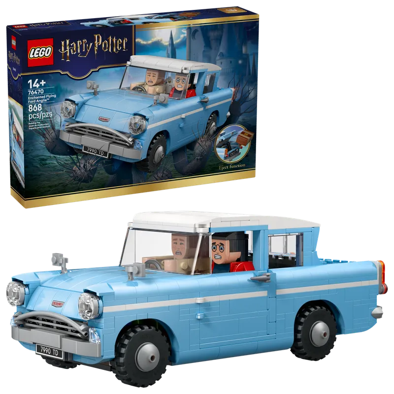 Betoverde vliegende Ford Anglia™ van LEGO – productfoto 2 van 11