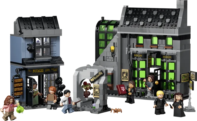 LEGO 76471 Knockturn Alley Wizarding Shops, 788 stenen