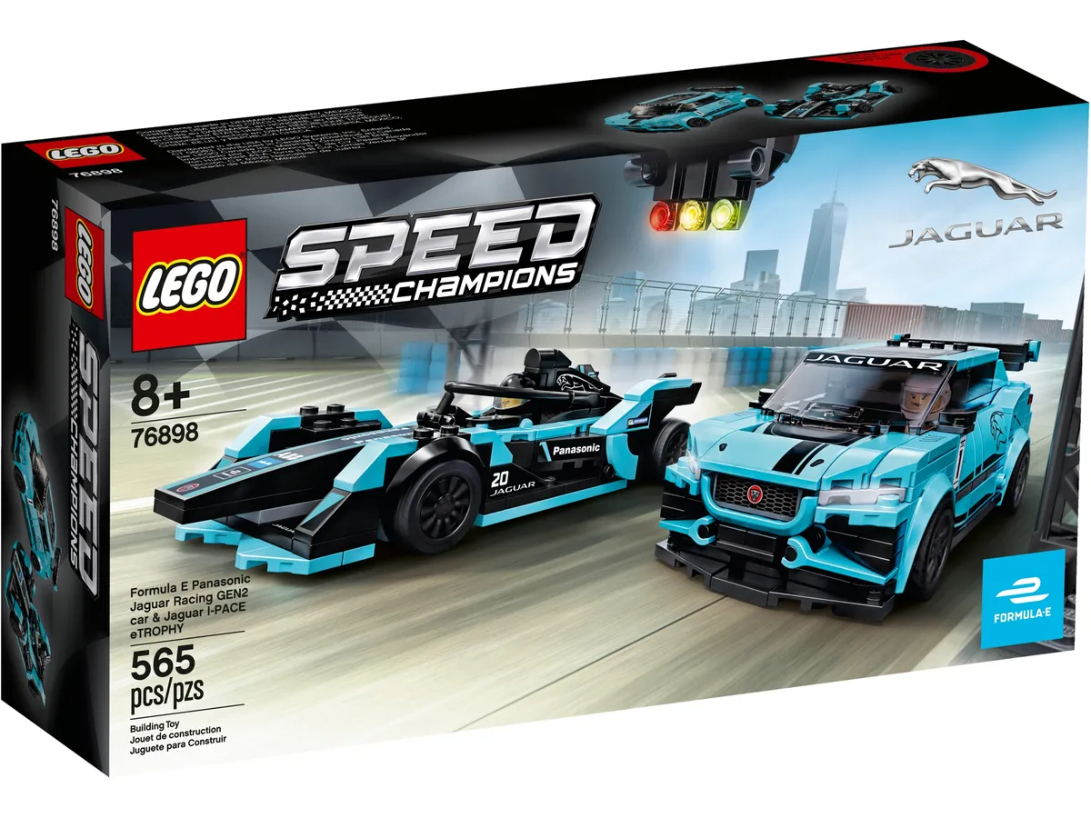 LEGO Formula E Panasonic Jaguar Racing GEN2 car & Jaguar I-PACE eTROPHY (76898) - Bild 1