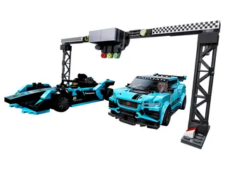 Formula E Panasonic Jaguar Racing GEN2 car & Jaguar I-PACE eTROPHY by LEGO – product photo 1 of 9