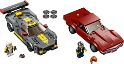 LEGO Chevrolet Corvette C8.R Race Car and 1968 Chevrolet Corvette (76903)