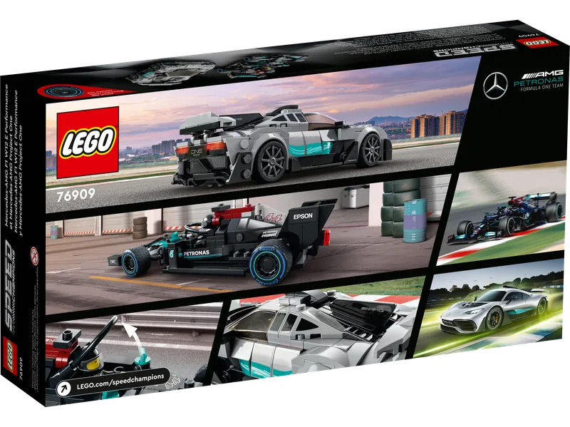 Mercedes-AMG F1 W12 E Performance & Mercedes-AMG Project One von LEGO – Produktfoto 10 von 11