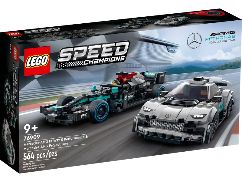 Mercedes-AMG F1 W12 E Performance & Mercedes-AMG Project One von LEGO – Produktfoto 2 von 11