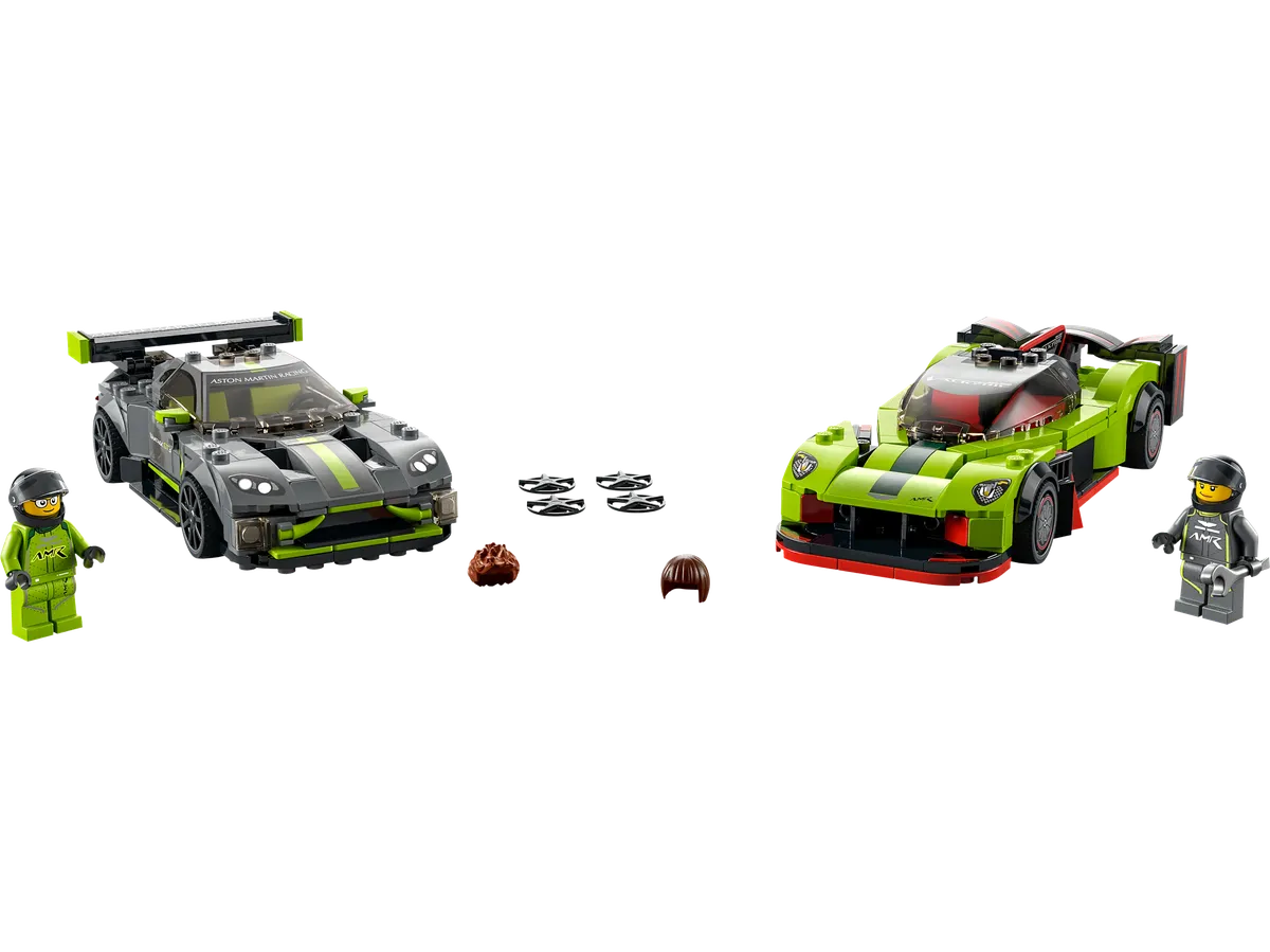 LEGO Aston Martin Valkyrie AMR Pro and Aston Martin Vantage GT3 (76910)