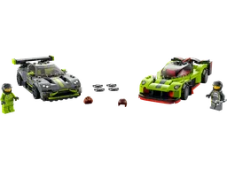 LEGO Aston Martin Valkyrie AMR Pro and Aston Martin Vantage GT3 (76910)