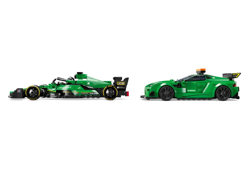 Aston Martin Safety Car & AMR23 von LEGO – Produktfoto 3 von 12