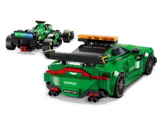 Aston Martin Safety Car & AMR23 von LEGO – Produktfoto 4 von 12