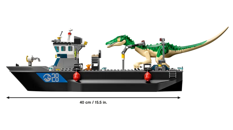 Baryonyx Dinosaur Boat Escape van LEGO – productfoto 11 van 15