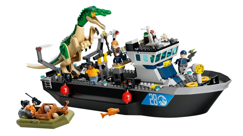Baryonyx Dinosaur Boat Escape van LEGO – productfoto 4 van 15