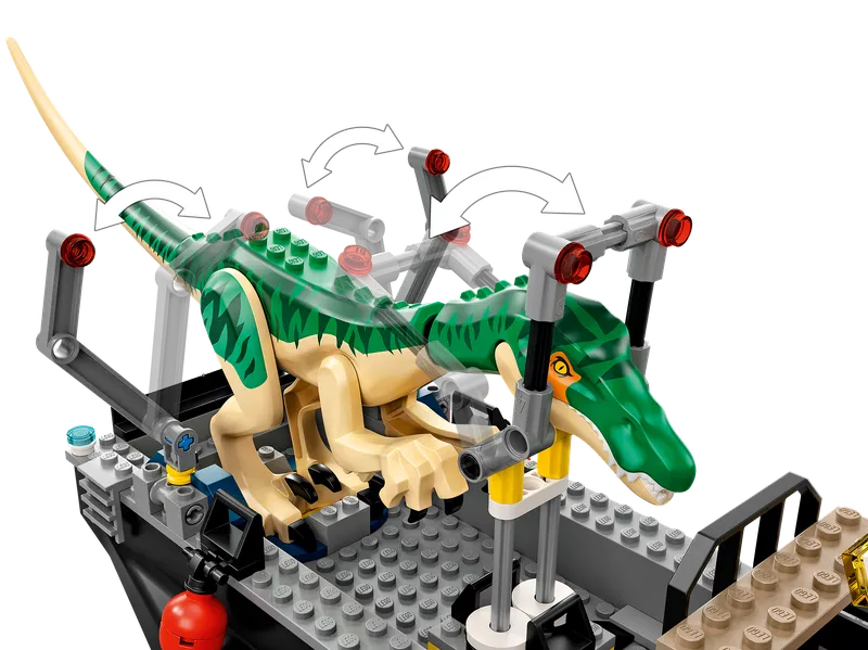 Baryonyx Dinosaur Boat Escape van LEGO – productfoto 8 van 15