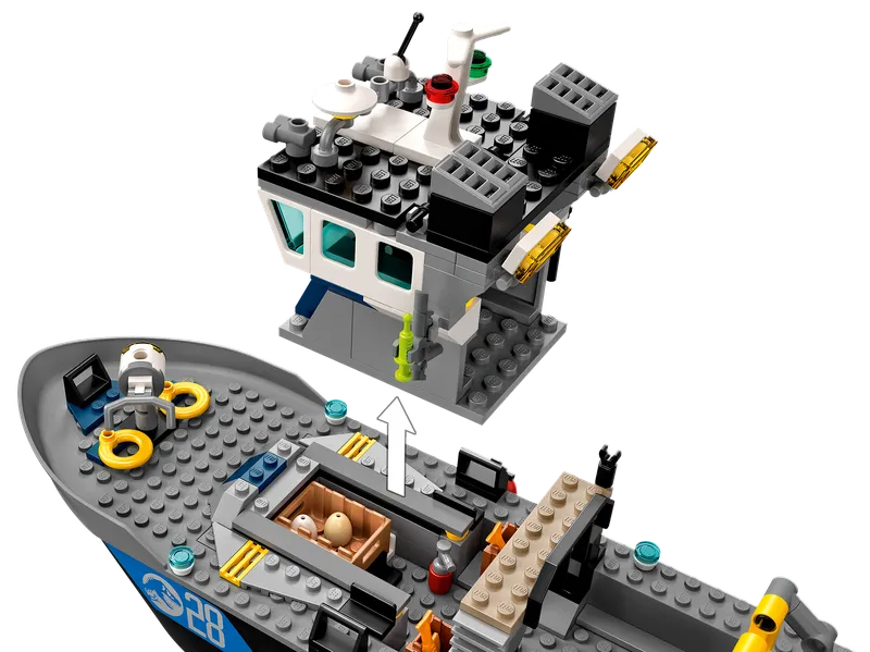 Baryonyx Dinosaur Boat Escape van LEGO – productfoto 9 van 15
