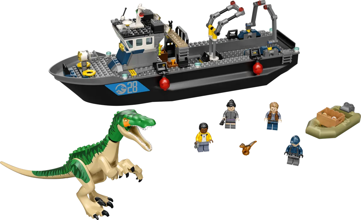LEGO Baryonyx Dinosaur Boat Escape (76942)