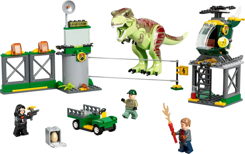 T. rex Dinosaur Breakout: Een Speelse Ontsnapping van de Jura-wereld