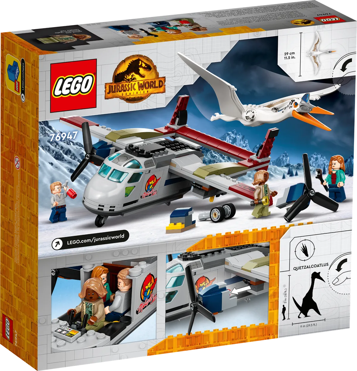LEGO Quetzalcoatlus Plane Ambush (76947) - Bild 4