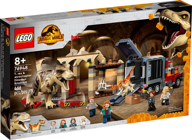 T. rex & Atrociraptor Dinosaur Breakout från LEGO – produktbild 2 av 10