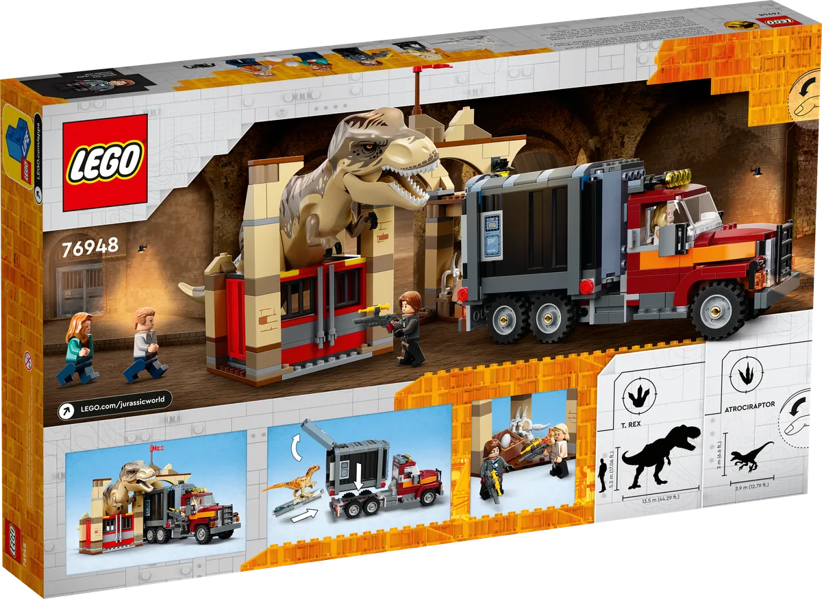 LEGO T. rex & Atrociraptor Dinosaur Breakout (76948) - Bild 7