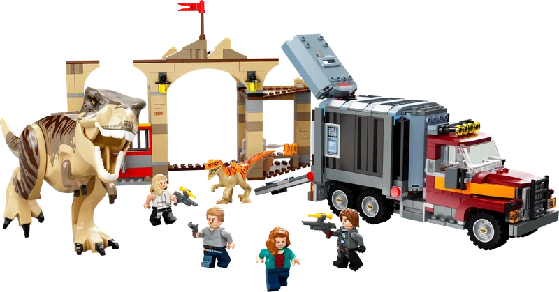 T. rex & Atrociraptor Dinosaur Breakout: Een Dino-avontuur in LEGO®