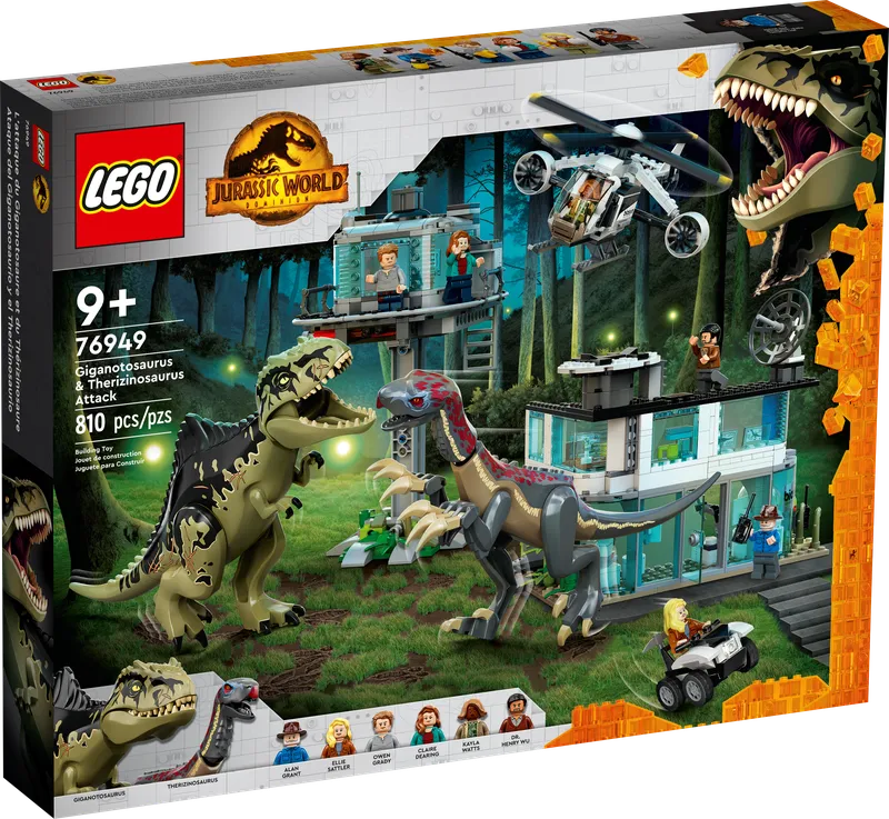 Giganotosaurus & Therizinosaurus Attack van LEGO – productfoto 2 van 11