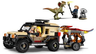 Pyroraptor & Dilophosaurus Transport van LEGO – productfoto 3 van 10