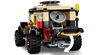 Pyroraptor & Dilophosaurus Transport van LEGO – productfoto 6 van 10