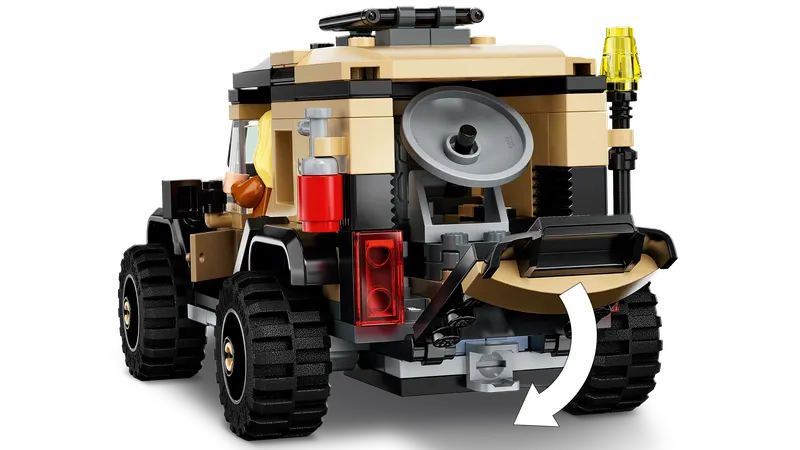 Pyroraptor & Dilophosaurus Transport van LEGO – productfoto 6 van 10