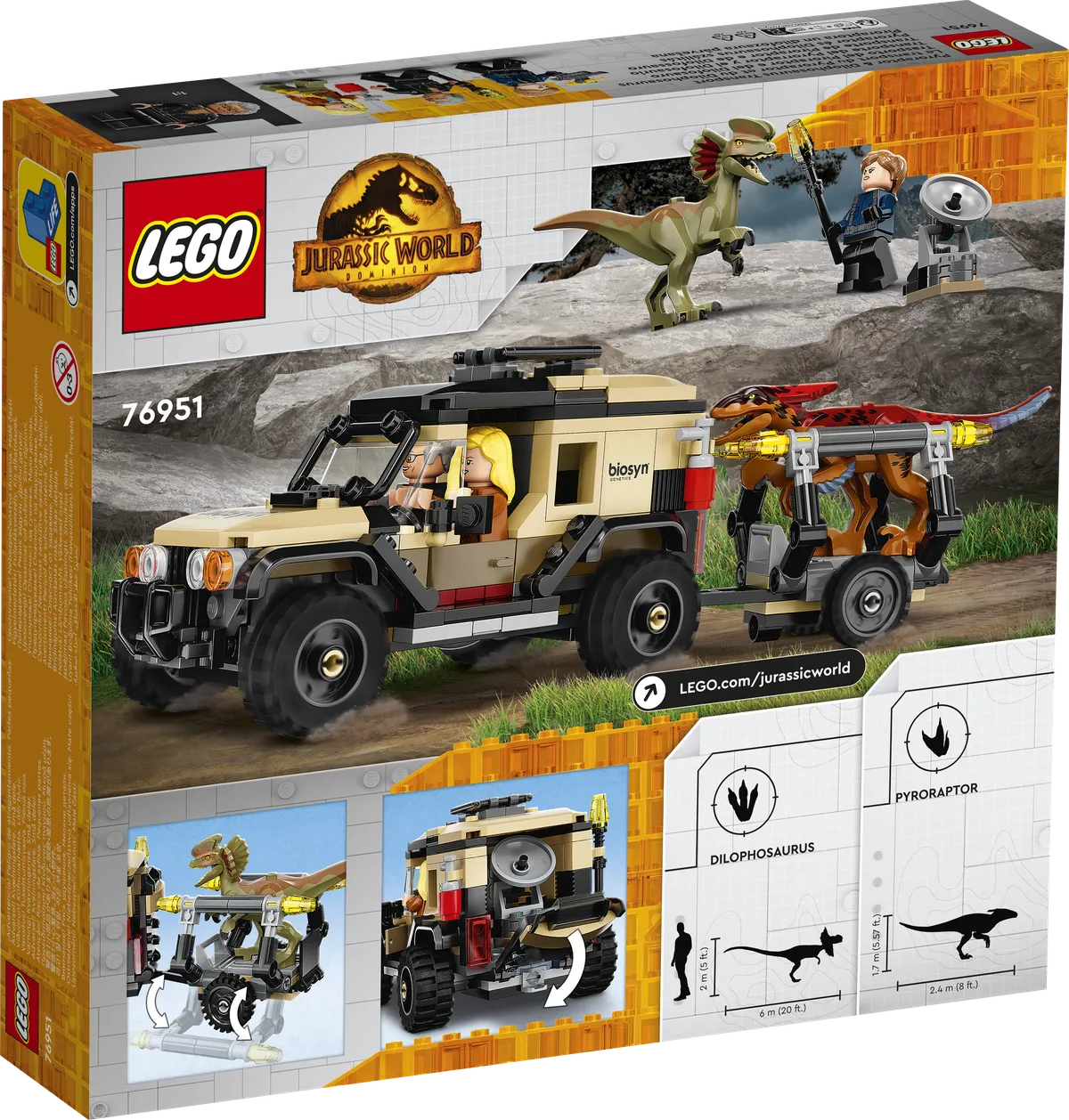 LEGO Pyroraptor & Dilophosaurus Transport (76951) - Bild 6