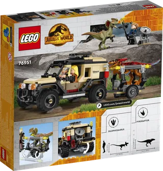 Pyroraptor & Dilophosaurus Transport van LEGO – productfoto 7 van 10