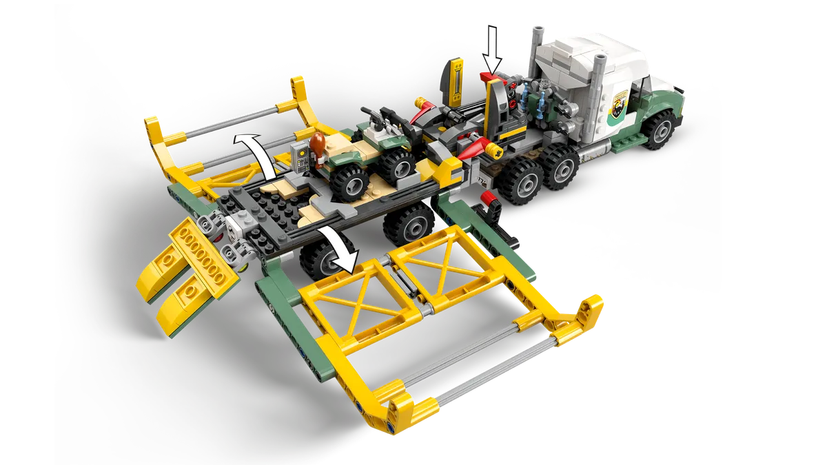 LEGO Dinosaur Missions: Allosaurus Transport Truck (76966) - Bild 2