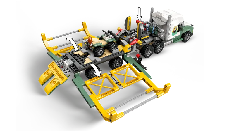 Dinosaur Missions: Allosaurus Transport Truck by LEGO – product photo 3 of 10