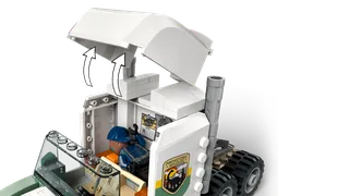 Dinosaur Missions: Allosaurus Transport Truck by LEGO – product photo 4 of 10