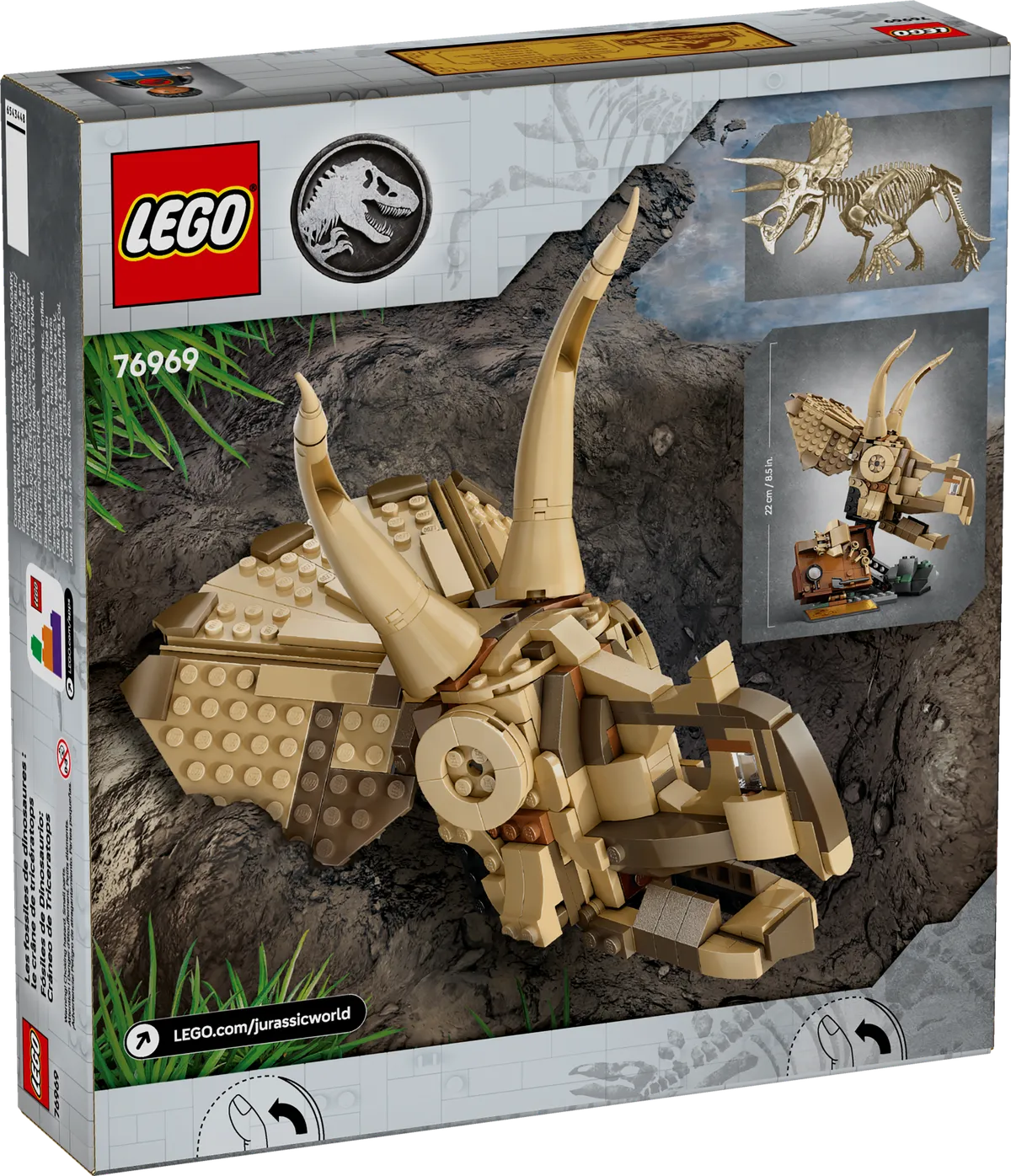 LEGO Dinosaur Fossils: Triceratops Skull (76969) - image 7