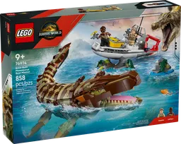 LEGO Brick-Built Mosasaurus Boat Mission (76974) - afbeelding 1