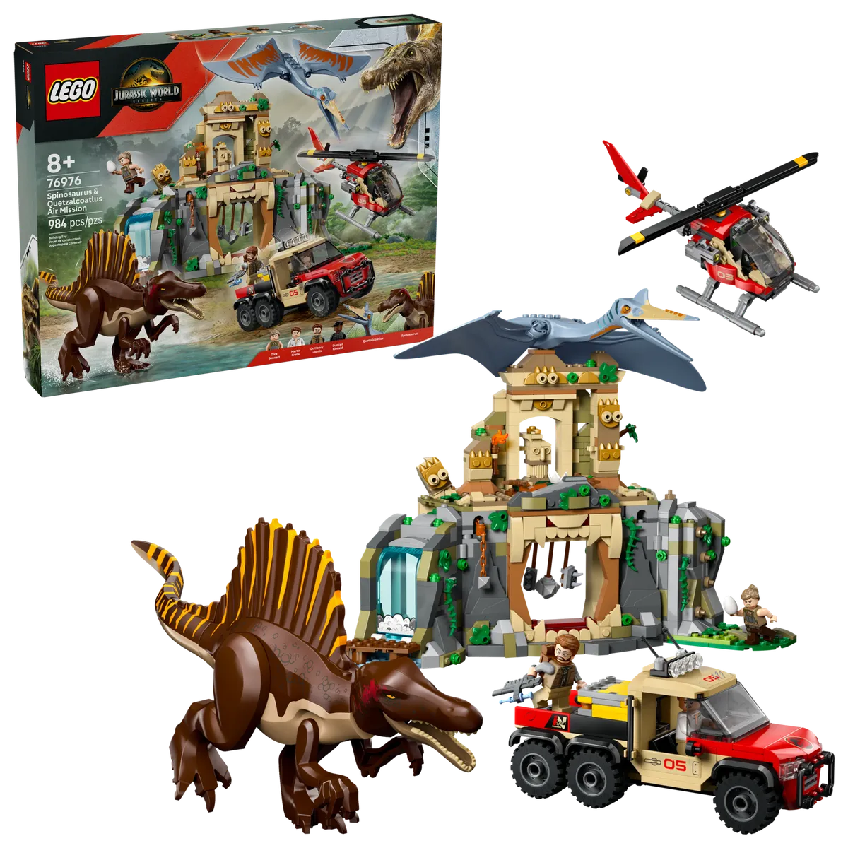 LEGO Spinosaurus & Quetzalcoatlus Air Mission (76976) - Bild 4