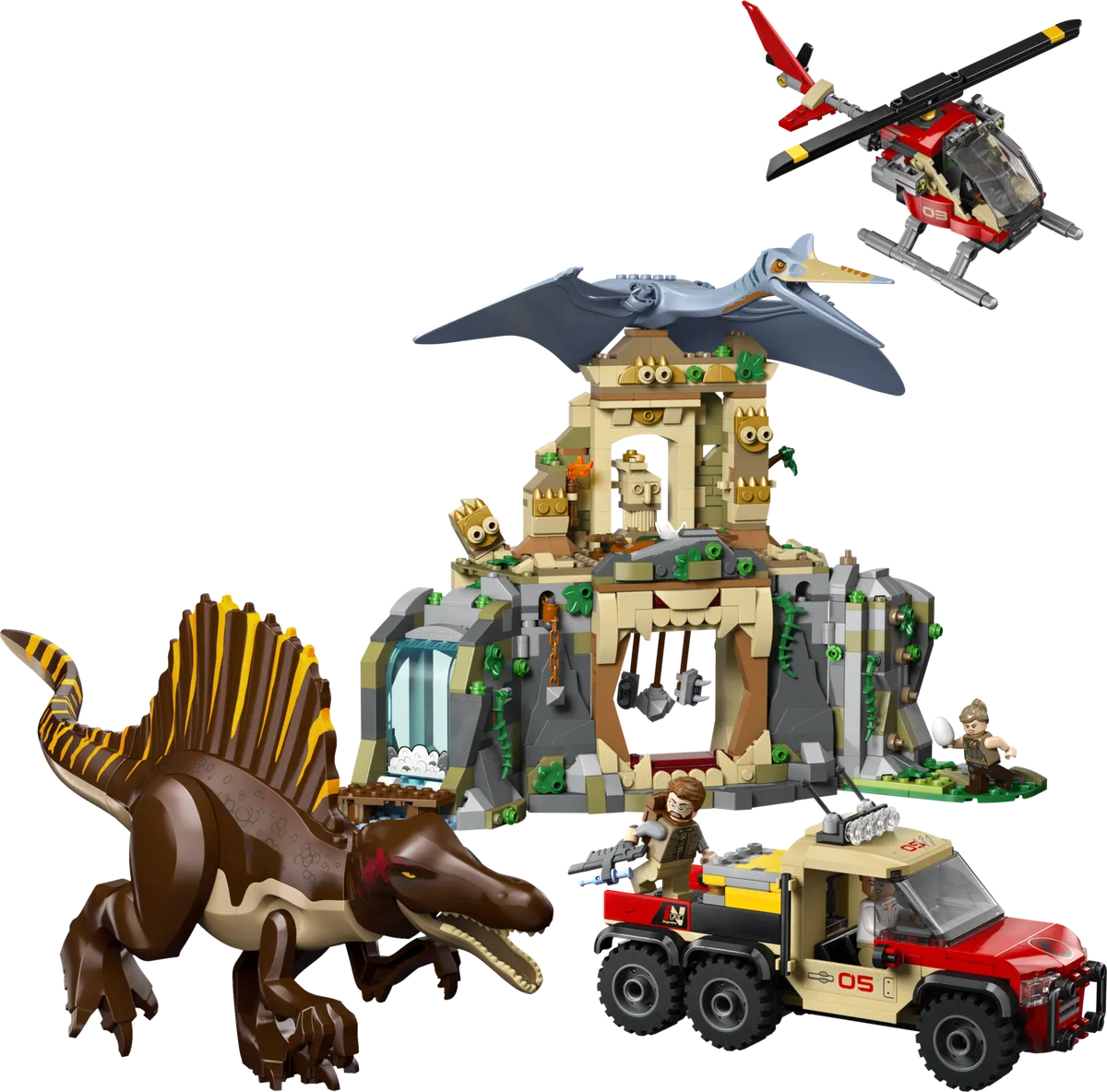 LEGO Spinosaurus & Quetzalcoatlus Air Mission (76976)