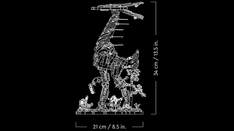 Horizon Forbidden West: Tallneck fra LEGO – produktbillede 11 af 11