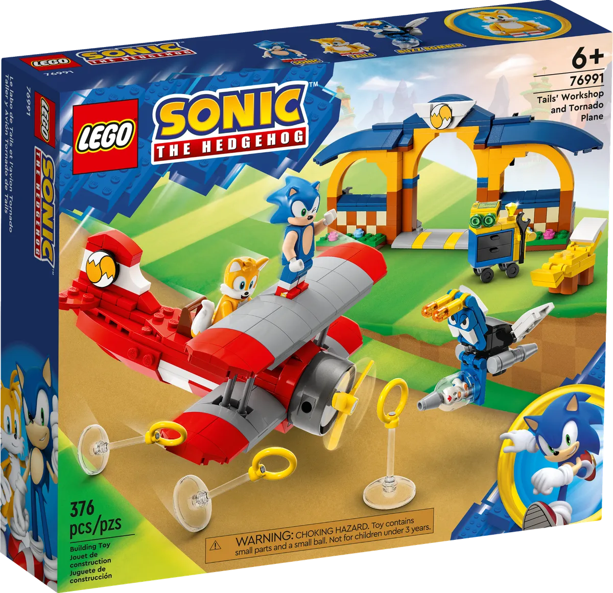 LEGO Tails' Workshop and Tornado Plane (76991) - Bild 1