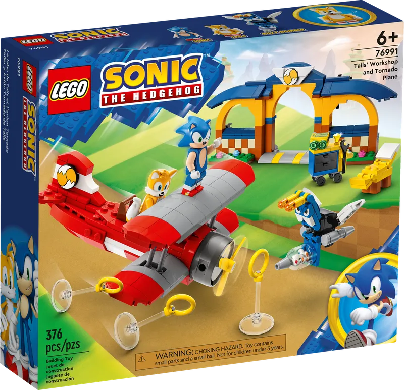 Tails' Workshop and Tornado Plane by LEGO – product photo 2 of 9