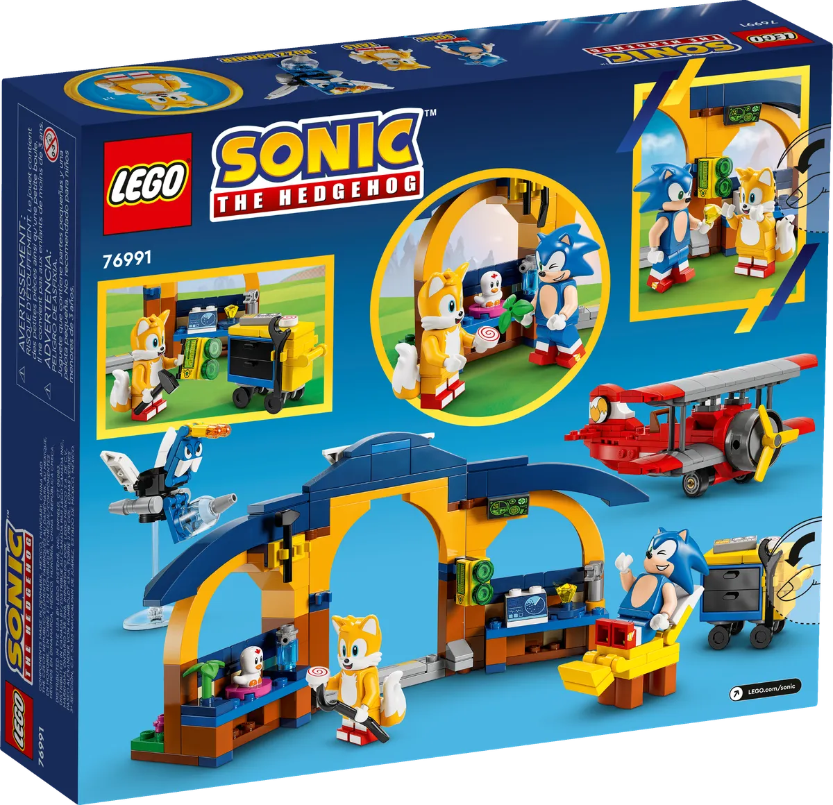 LEGO Tails' Workshop and Tornado Plane (76991) - Bild 6