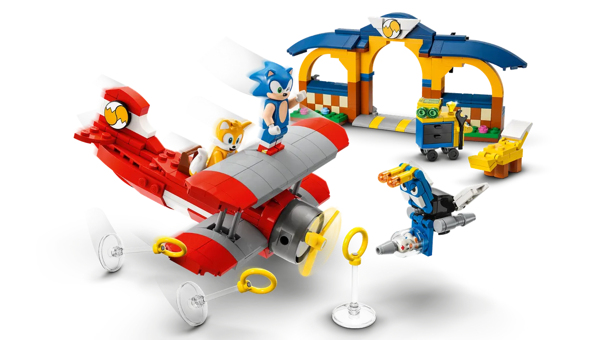 LEGO Tails' Workshop and Tornado Plane (76991)