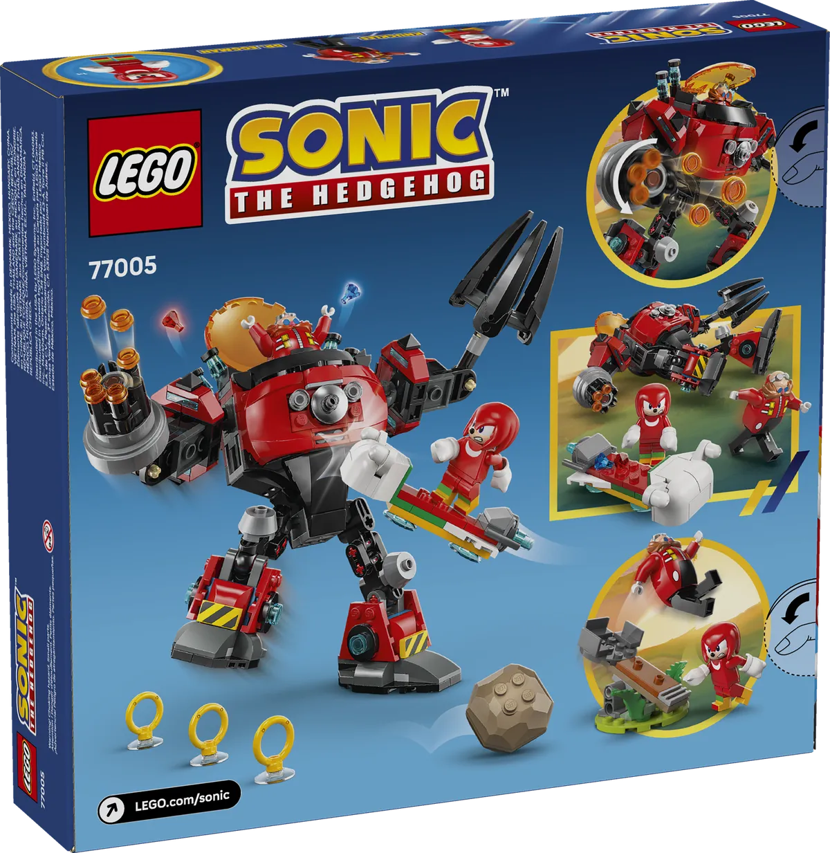 LEGO Knuckles vs. Dr. Eggman Egg Crusher Mech (77005) - afbeelding 10