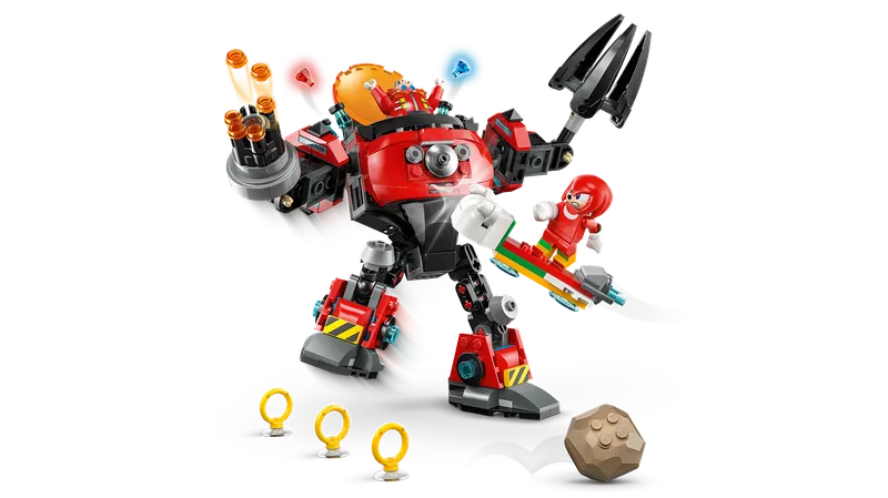 Knuckles vs. Dr. Eggman Egg Crusher mecha van LEGO – productfoto 4 van 11