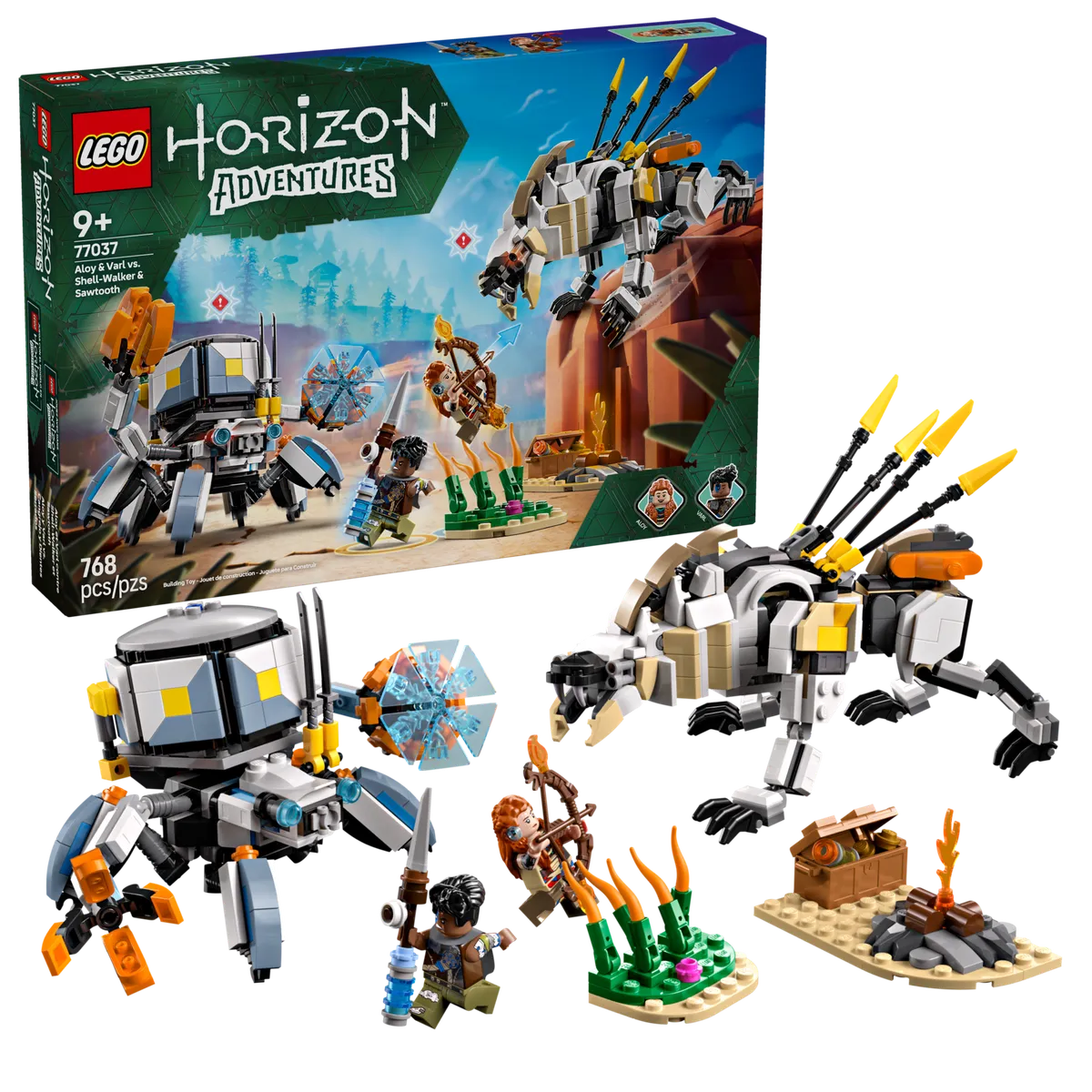 LEGO Aloy & Varl vs. Shell-Walker & Sawtooth (77037) - Bild 4