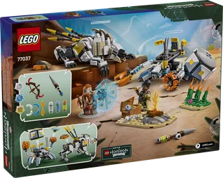 Aloy en Varl vs. Shell-Walker en Sawtooth van LEGO – productfoto 6 van 6